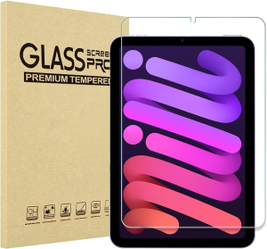 2 Pack ProCase Screen Protector for iPad Mini 6 8.3 Inch 2021, Tempered Glass Screen Film Guard for 6th Generation iPad Mini 2021