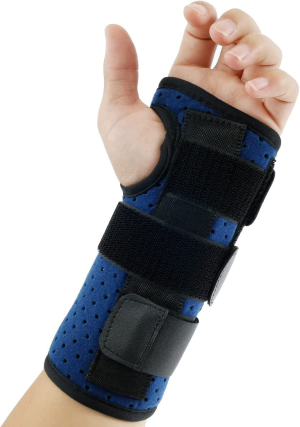 Fxvhojq Wrist Brace for Carpal Tunnel Relief Support – Adjustable Wrist Support Splint, Maximum Support Hand Brace with 3 Stays for Women Men Tendonitis Arthritis Pain Relief Stabilizer for Sports