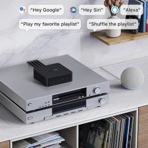 Wiim Pro Airplay 2 Receiver, Chromecast Audio, Wifi Multiroom Streamer, Works with Alexa, Siri and Google Assistant, Stream Hi-Res Audio from Spotify, Amazon Music, TIDAL and More