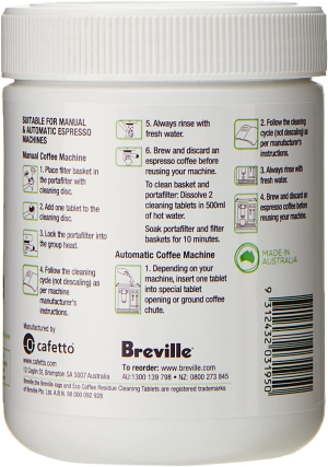 Breville Eco Coffee Residue Cleaning Tablets (40 Pack)