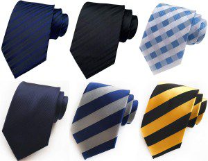 Weishang Men’S Lot Silk Tie Necktie Woven Jacquard Neck Ties