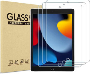 Procase Ipad 10.2 9Th Generation 2021/ 8Th 2020/ 7Th 2019) Screen Protector, Tempered Glass Screen Film Guard for 10.2″ 9Th/ Ipad 8Th(A2270/A2428/A2429/A2430)/ 7Th (A2197/A2198/A2200) -Clear