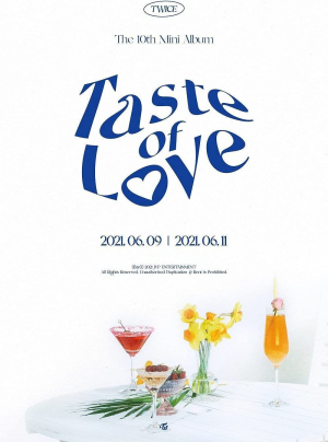 Twice Taste of Love 10Th Mini Album Fallen Version Cd+76P Photobook+Booklet+1P Lenticular+1P Tasting Card+1P Coaster+5P Photocard+Message Photocard Set+Tracking Kpop Sealed