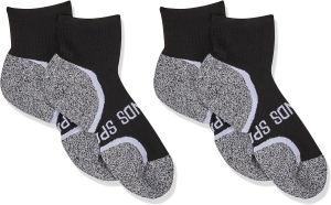 Bonds Men’S Ultimate Comfort Quarter Crew Socks – 2 Pack