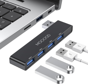 USB Hub for Laptop,Mogood USB Hub 3.0 USB Splitter Ultra-Slim Data USB Hub [Charging Not Supported] Multi USB Port Expander USB Adapter Station for Laptop,Windows Pc,Mac,Printer,Flash Drive,Mobile HDD