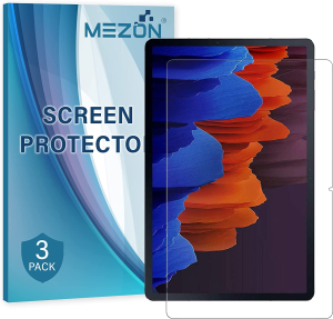 [3 Pack] MEZON Anti-Glare Matte Film Screen Protector for Samsung Galaxy Tab S9+ (12.4″), Tab S8+, Tab S7+, Tab S7 FE – Case and Pencil Friendly (Galaxy Tab S8+, Matte)