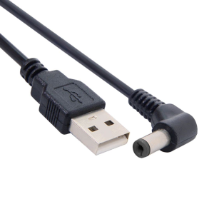 CY USB 2.0 Type a Male to 5.5 X 2.5Mm DC 5V Power Plug Barrel Connector Charge Cable 80Cm