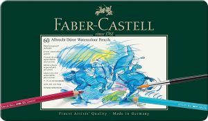 Faber-Castell Albrecht Durer Watercolour Pencils Tin of 60 (18-117560)