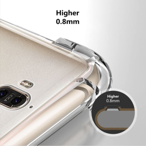 USTIYA Case for Samsung Galaxy Note 8 Clear TPU Four Corners Protective Cover Transparent Soft