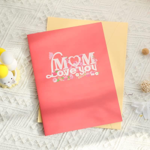 Mother’S Day 3D Pop up Greeting Card for Mom, 3D Card, Greeting Card, Birthday Card, Popup Greeting Cards, Anniversary Card, Spring Card, Card for Mom (Mother’S Day)