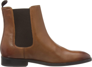 Ted Baker Men’S Maisonn Leather Chelsea Boot, Tan, Size 10