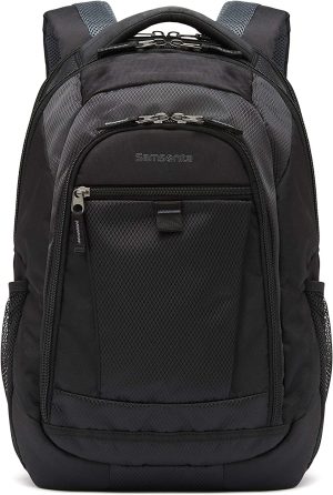 Samsonite Tectonic 2 SPL 15.6″ Laptop Backpack, Tablet Pocket, Padded Handle, Black