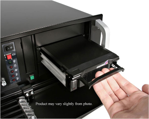 Startech.Com Black Aluminum 5.25In Rugged SATA Hard Drive Mobile Rack Drawer