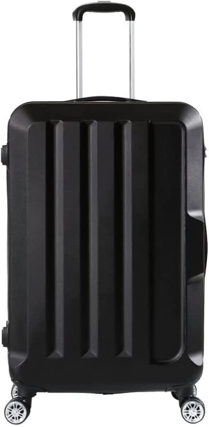 Slimbridge 24″ Luggage Lightweight Check in Travel Cabin Suitcase TSA Lock Black