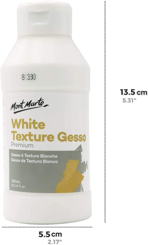 Mont Marte Gesso Primer – White Texture Gesso 250Ml