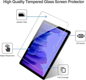 [2 Pack] Procase Galaxy Tab A7 10.4 Screen Protector 2022 2020 (SM-T503/T500/T505/T507), Tempered Glass Screen Film Guard for 10.4 Inch Galaxy Tab A7 Tablet