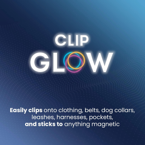 Clipglow Portable Rechargeable Light for Nurses, 4 Mode & Light Settings, 8-12 Hours of Use, Bright and Lightweight, Pink