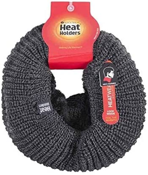 HEAT HOLDERS Larvic Neck Warmer – Thermal Chunky Winter Warmth – Ultimate Protection against the Cold for Men – One Size Fits Most