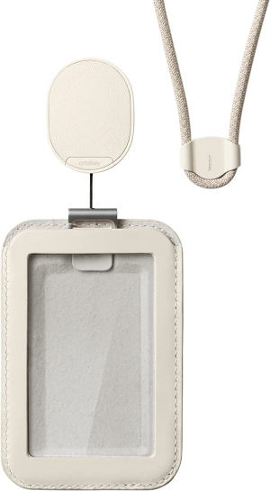 Orbitkey ID Card Holder Pro with Lanyard – Stone