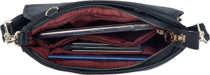 Travelon Addison-Anti-Theft-Convertible Crossbody/Belt Bag-Gray