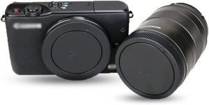 JJC 2-Pack Canon EF-M Mount Body Cap + Rear Lens Cap for Canon EOS M50 M50II M100 M200 M6 M6II M5 M3 M10 EOS M… Canon EF-M Mount Cameras & Lenses