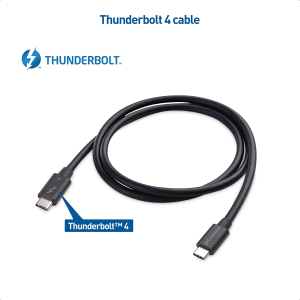 [Intel Certified] Cable Matters 40Gbps Thunderbolt 4 Cable 0.8M with 8K Video and 100W Charging – 0.8M, Compatible with USB4, Thunderbolt 3 Cable and USB-C