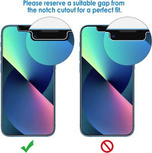 Jetech Privacy Screen Protector for Iphone 13/13 Pro 6.1-Inch, anti Spy Tempered Glass Film, 2-Pack