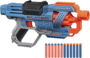 Nerf Elite 2.0-50 Dart Refill Pack – Compatible with All Nerf Elite Blasters – Outdoor Games and Toys for Kids & Hasbro Nerf Elite 2.0 – Commander RD-6 Blaster