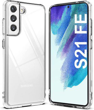 T Tersely Compatible with Samsung Galaxy S21 FE 5G Case 6.4”, [Anti-Yellow][Drop Protection] [Ultra Slim] Soft Silicone TPU Crystal Clear Protective Cover for Samsung Galaxy S21 FE 5G – Transparent