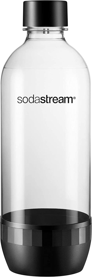 Sodastream Bottle, 1L Single, Black