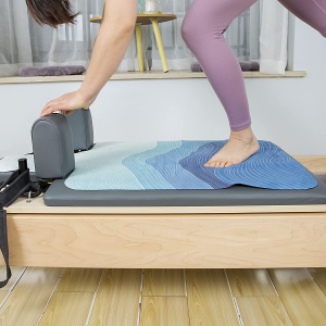 Echome Pilates Reformer Mat Towel with Shoulders, Pilates Reformer Cover with Great Grip, Easy to Wash Light Weight Portable