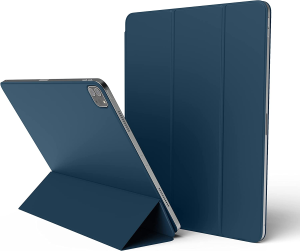 Elago Magnetic Folio Case Compatible with Ipad Pro 12.9 Inch 6Th, 5Th, 4Th Generation – Back Plate Can Be Attached to Metal Materials, Compatible with Apple Pencil and Elago’S Pencil Case (Blue)