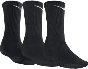 Nike Unisex Training Socks 3 Pairs Lightweight Crew