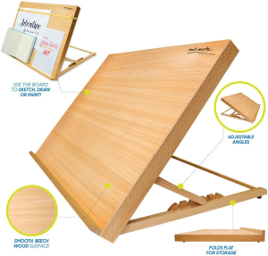 Mont Marte Drawing Board/Easel with Elastic Band A2