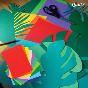 Quill, Coloured Board, 210Gsm, A4, Pack 100, Assorted