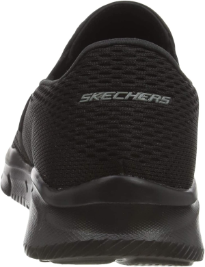 Skechers Men’S Equalizer Double Play Slip-On Loafer, Black, 8.5 Wide