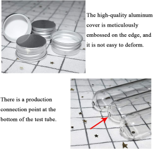 30Pcs Plastic Storage Empty Tubes 40ML Clear Plastic Test Tubes with Screw Caps Jelly Cookie Nuts Containers