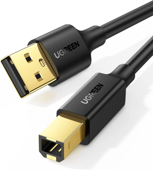 UGREEN USB Printer Cable 2M, USB 2.0 Type a Male to Type B Male Printer Scanner Cable Cord High Speed for Brother, HP, Canon, Lexmark, Epson, Dell, Xerox, Samsung Etc and Piano, DAC