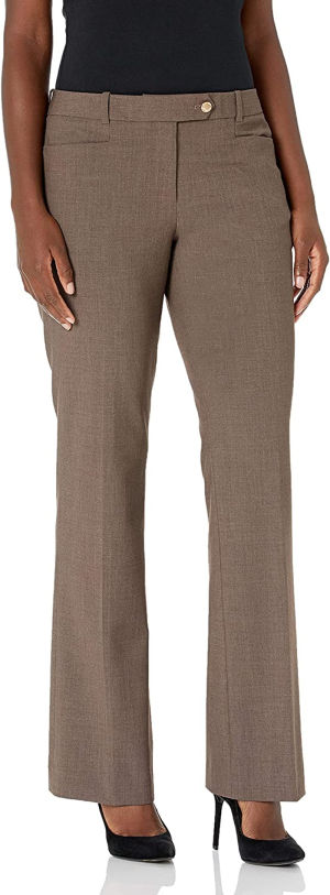 Calvin Klein Women’S Modern Fit Lux Pant with Belt