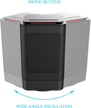 Bitzong Energy Efficient Portable Office & Home Electric Ceramic Heater 240V SAA Approved Black