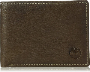 Timberland Men’S Leather RFID Blocking Passcase Security Wallet