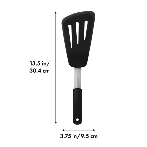 OXO 0719812018423 Cooking Spatula, One Size, Black, 0719812018423