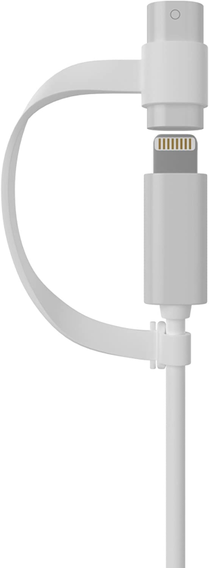 Techmatte Charging Adapter Compatible with Apple Pencil, Female to Female Charger Connector (White-2 Pack)