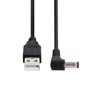 CY USB 2.0 Type a Male to 5.5 X 2.5Mm DC 5V Power Plug Barrel Connector Charge Cable 80Cm