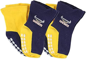 NRL North Queensland Cowboys Bed Socks (3-8 Womens)