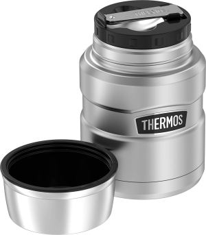 Thermos Stainless King Vacuum Insulated Food Jar, 470Ml, Stainless Steel, SK3000ST4AUS