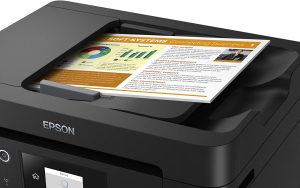 Epson Workforce Pro WF-3825 Multifunction Printer, Black, C11CJ07502