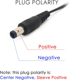 2-Pack AC to DC 9V 1A Power Supply Adapter, Plug 5.5Mm X 2.1Mm, Center Negative