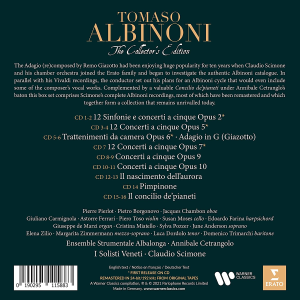 Tomaso Albinoni: the Collector’S Edition