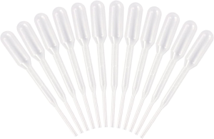 TORMEN Cylindrical Liquid Dropper Pasteur Pipettes for Cupcakes, Strawberry, Chocolates,Whiskey,Alcohol,Syrups,Sodas (0.2Ml,12 Pcs)